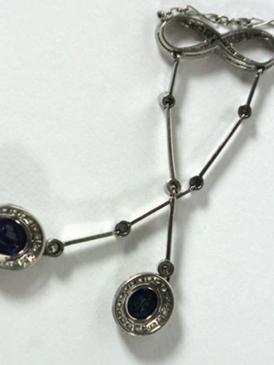 Diamond Sapphire Negligee