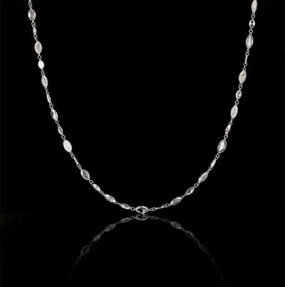 Diamond Set Platinum Chain
