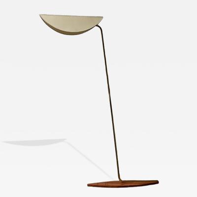 Diego Mardegan Floor Lamp in Marble Brass and paper by Diego Mardegan
