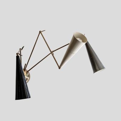 Diego Mardegan Pair of Reale wall lights by Diego Mardegan