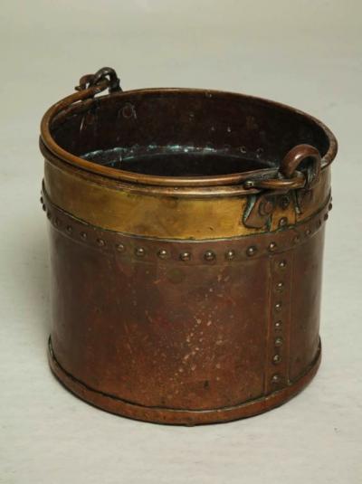 Diminutive Copper and Brass Bucket