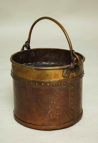 Diminutive Copper and Brass Bucket