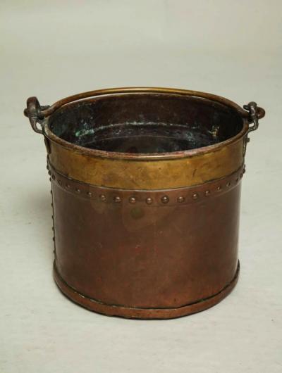 Diminutive Copper and Brass Bucket