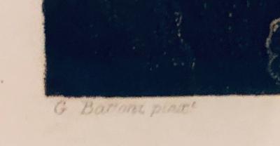 Diminutive Etching of Magdelena in a Gilt Frame Signed G Batoni