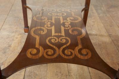 Diminutive Inlaid Harewood Pembroke Table