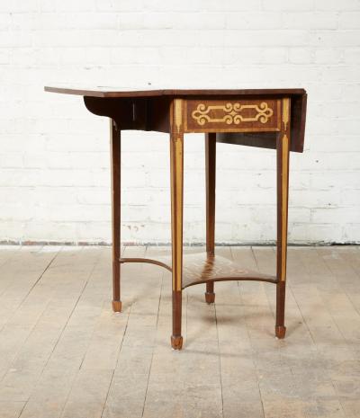 Diminutive Inlaid Harewood Pembroke Table