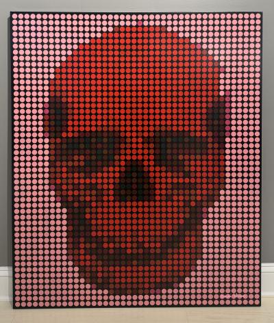 Dimitri Likissas Red Skull Pink