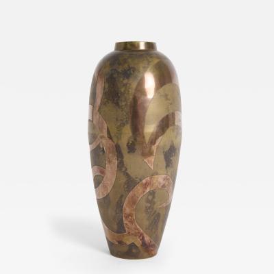Dinanderie Vase