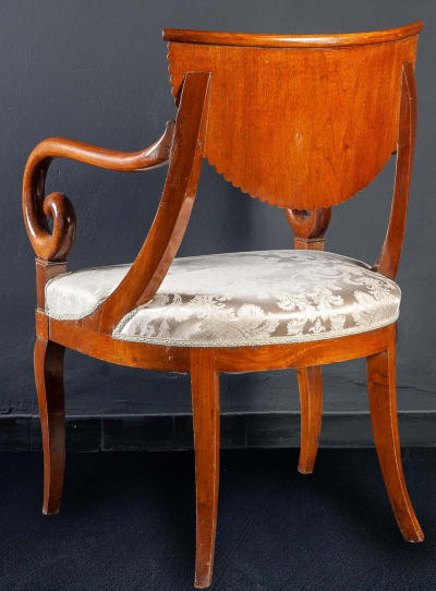 Dining Room Set of Eight Italian Chairs and a Pair of Armchairs 1790