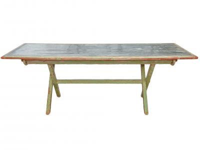 Dining Table With Metal Top
