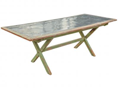 Dining Table With Metal Top