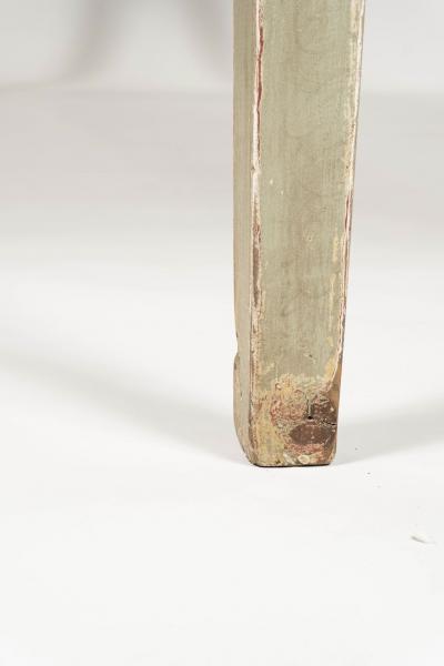 Dining Table with Burl Elm Two Plank Top