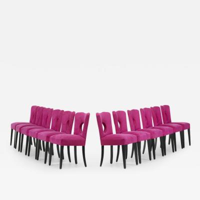 Dining chairs set of twelve