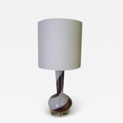 Dino Martens Aureliano Toso Table Lamp on Lucite Base