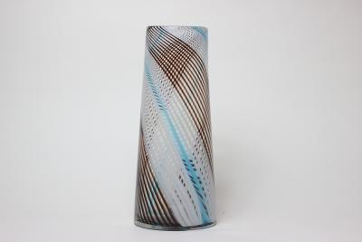 Dino Martens Dino Martens Filigrana Glass Vase made by Aureliano Toso 1950 Italy