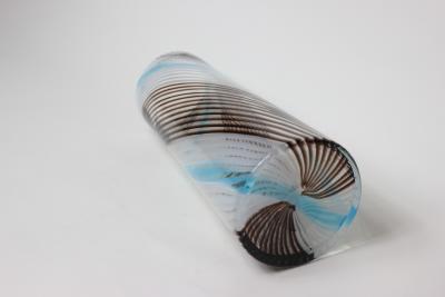 Dino Martens Dino Martens Filigrana Glass Vase made by Aureliano Toso 1950 Italy