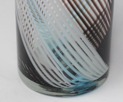 Dino Martens Dino Martens Filigrana Glass Vase made by Aureliano Toso 1950 Italy