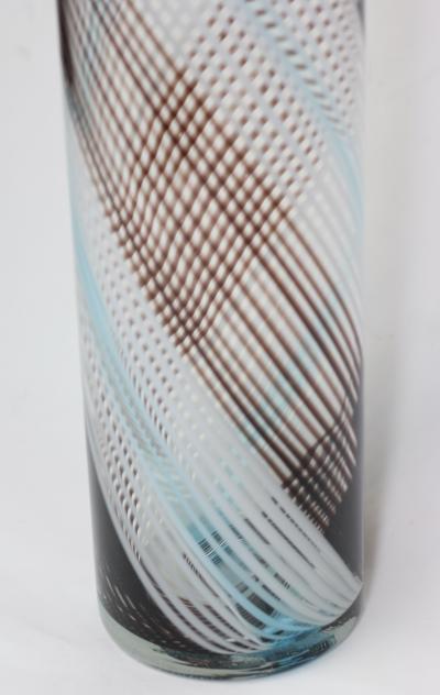 Dino Martens Dino Martens Filigrana Glass Vase made by Aureliano Toso 1950 Italy