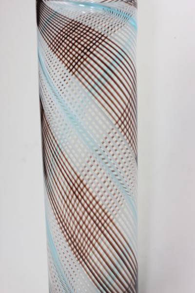 Dino Martens Dino Martens Filigrana Glass Vase made by Aureliano Toso 1950 Italy