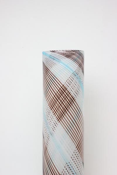Dino Martens Dino Martens Filigrana Glass Vase made by Aureliano Toso 1950 Italy