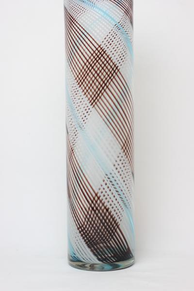 Dino Martens Dino Martens Filigrana Glass Vase made by Aureliano Toso 1950 Italy