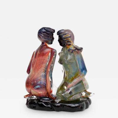 A nice Marine sculpture featuring Murano glass