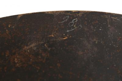 Directoire French Golden Ocher Color Tole Tray