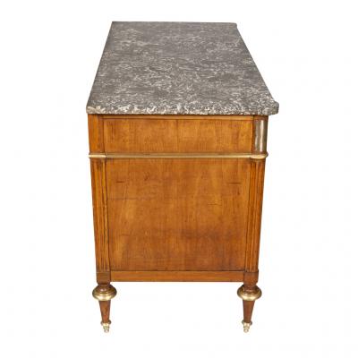 Directoire Mahogany and Brass Mounted Commode