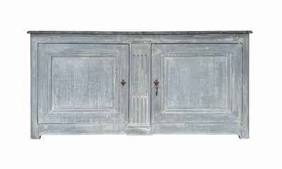 Directoire Sideboard with Faux Painted Marble Top Circa 1850