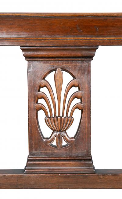 Directoire Style Mahogany Bench