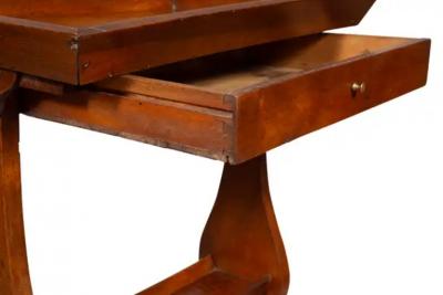 Directoire Walnut Tricoteuse Table