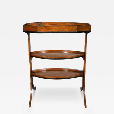 Directoire Walnut Tricoteuse Table