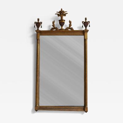 Directoire style gilded wooden mirror 1910s 