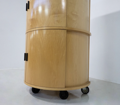 Dirk Meylaerts Mid Century Modern Round Cabinets Big O by Dirk Meylaerts 1990s