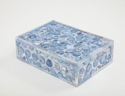 Disc Trimmed Sky Blue Box