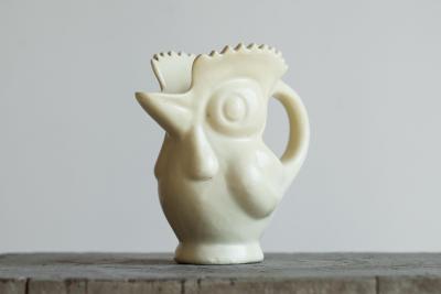Ditmar Urbach Art Deco Rooster Jug by Ditmar Urbach Czechoslovakia 1930s