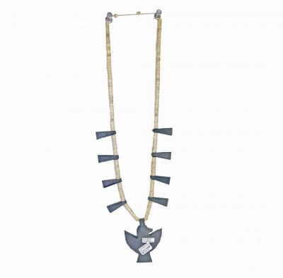 Dixon Stebola Santo Domingo Kewa squash blossom necklace