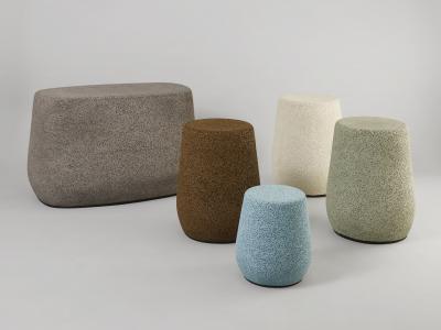 Djim Berger Lightweight Porcelain Bench and Table