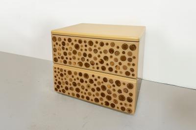 Djivan Schapira Djivan Schapira Pair of Cross Cut Nightstands USA 2021