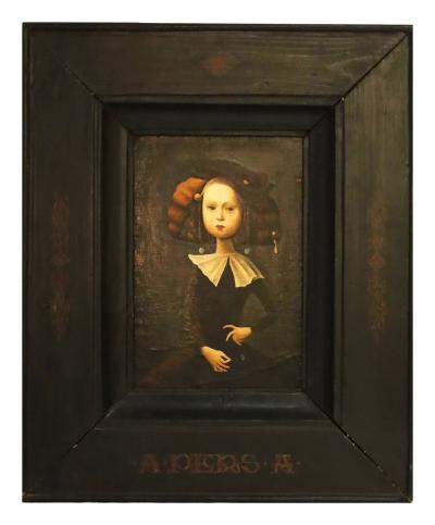 Dmytro Babich Late variant of Portrait of Portrait of a Womanby the Netherlandish