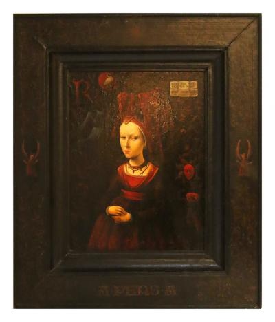 Dmytro Babich Variant of Portrait of young girl of Petrus Christus by Dmytro Babich