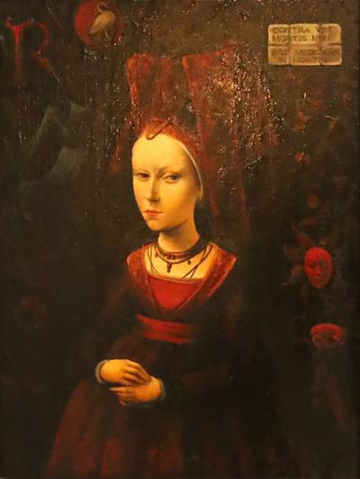 Dmytro Babich Variant of Portrait of young girl of Petrus Christus by Dmytro Babich