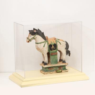 Documented Ming Era Sacai Glazed Pottery Figure of a Horse China with C O A 