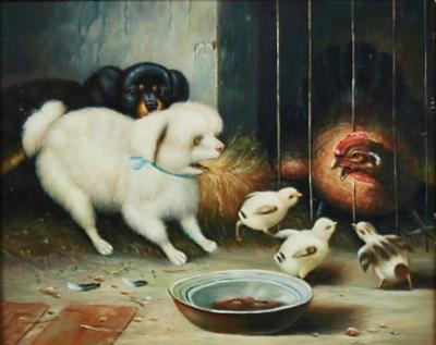 Dog Painting 18th Century