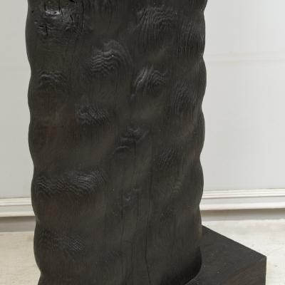 Dolman III Hand Carved Oak Contemporary Sculpture