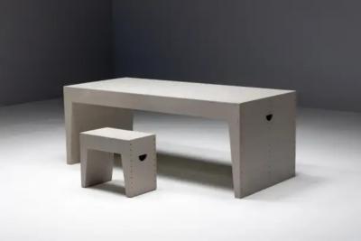 Dom Hans van der Laan Bossche School Dining Room Set by Dom Hans van der Laan Jan de Jong NL 1969