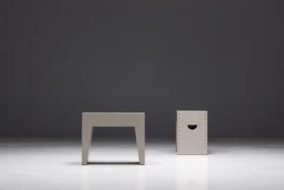 Dom Hans van der Laan Bossche School Stools by Dom Hans van der Laan Jan de Jong Netherlands 1970s