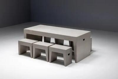 Dom Hans van der Laan Bossche School Table by Dom Hans van der Laan Jan de Jong Netherlands 1970s