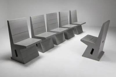 Dom Hans van der Laan Dom Hans van der Laan Pine Dining Room Chair 1940s