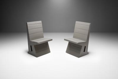 Dom Hans van der Laan Two Chairs by Dom Hans van der Laan The Netherlands 1960s